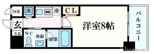 谷町六丁目駅 徒歩1分 4階の物件間取画像